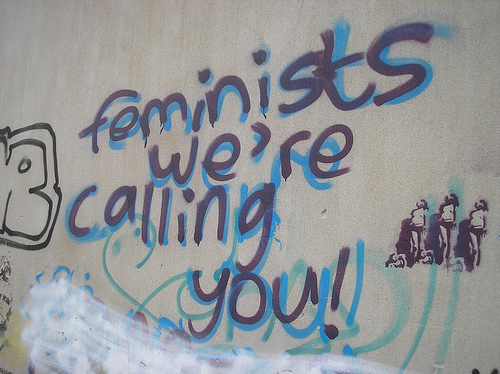 feminists we're calling you graffiti